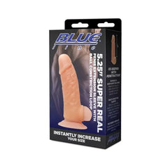 Blueline 5.25inch Super Real Penis Extension Sleeve With Ball Constriction Loop