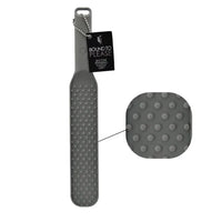 Thumbnail for Bound to Please Silicone Spanking Paddle with Textured Surface in Grey