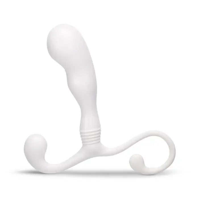 b-Vibe P-Spot Slim Hands-Free Slimline Prostate Massager White, luxury hands-free Prostate Massager product view