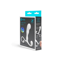 b-Vibe P-Spot Slim Hands-Free Slimline Prostate Massager White, sleek slimline Prostate Massager designed for comfortable prostate stimulation