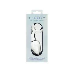 Clarity Utopian Delight 3.5 Inch Glass Butt Plug