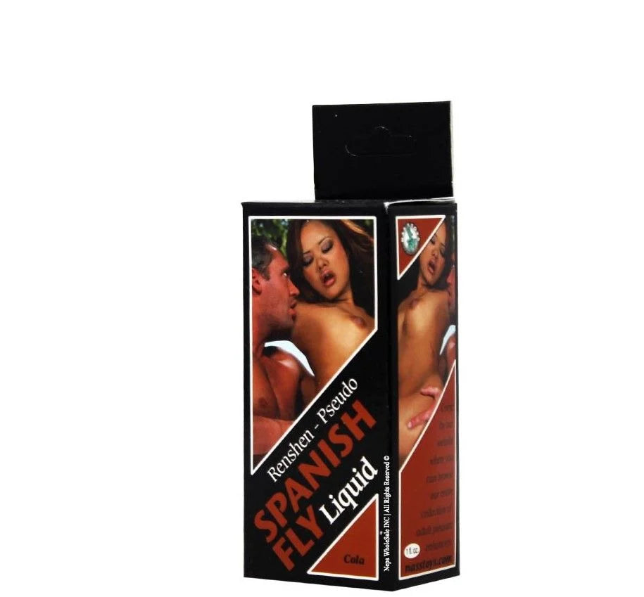 Flavoured Spanish Fly Liquid Aphrodisiac Drops with Angelica Root Extract - For Enhanced Libido