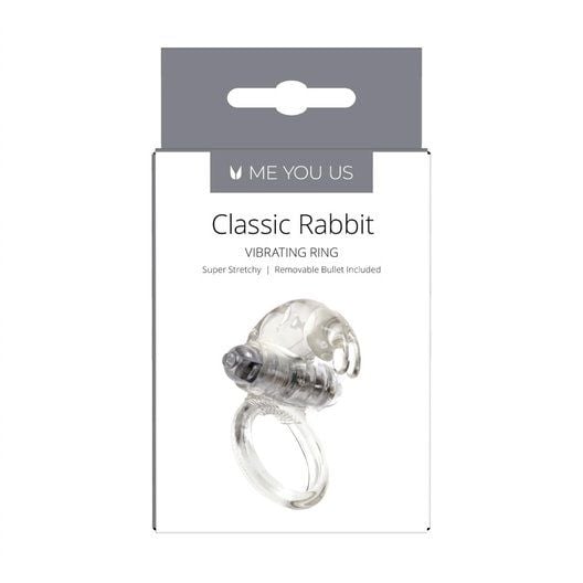 the glass rabbit ring is packaged in a package