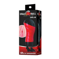 Sophisticated Crazy Bull Delia Suction Cup Masturbator in a discreet capsule for effortless cleaning after use.