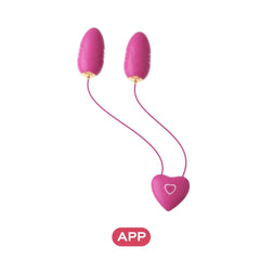 Cupid Dual App Controlled Nipple Clamps & Love Eggs