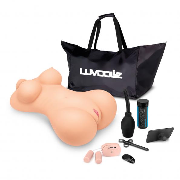Sex doll torso kit and bacg