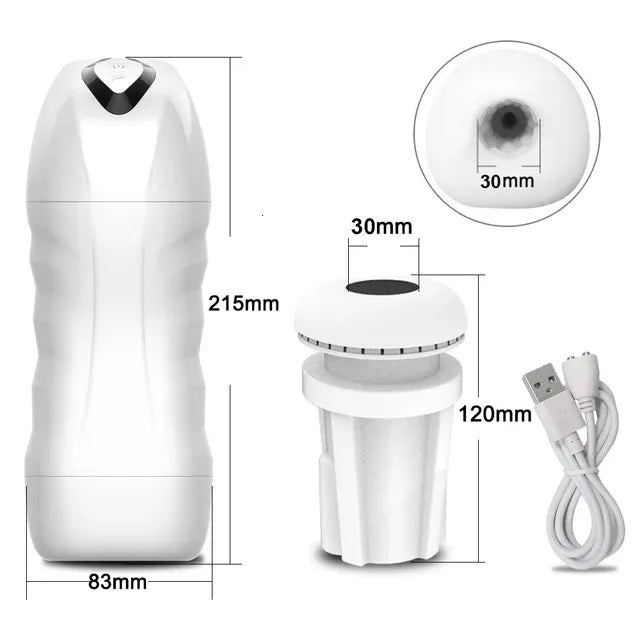 Scandals AEON - 10 Level Automatic Suction Masturbator with 3D Textured Sleeve