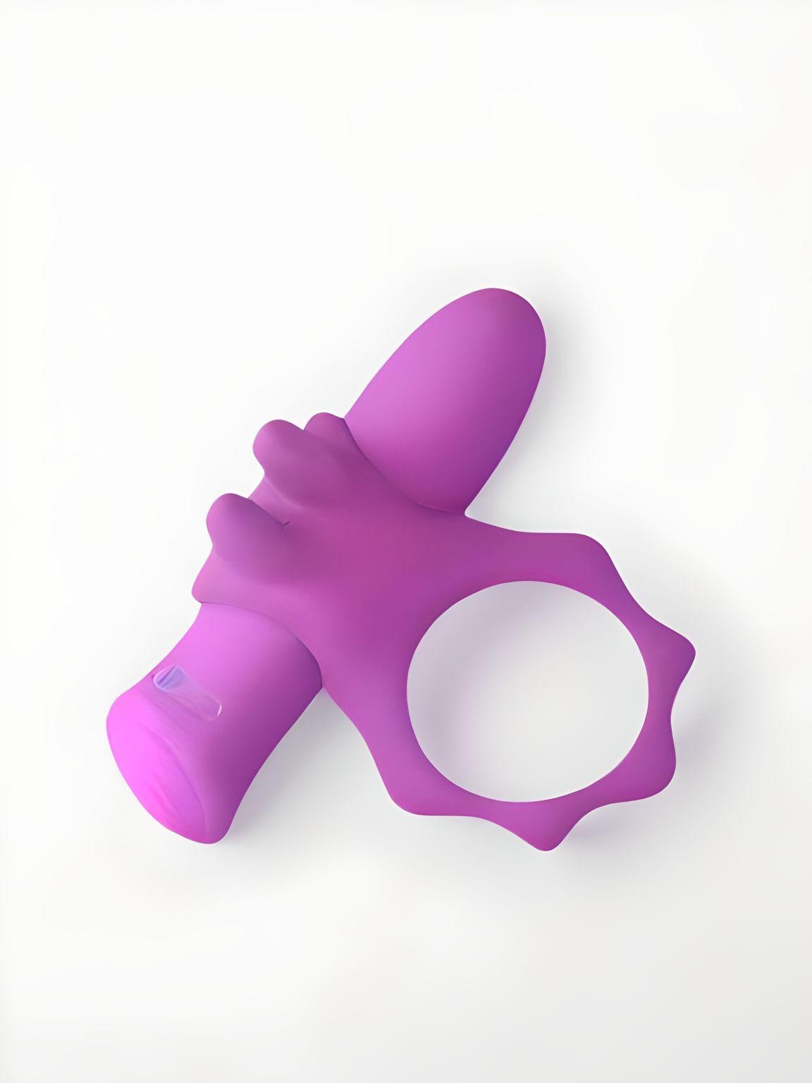 Cock Ring With Vibrating Rechargeable Removable Bullet by Scandals