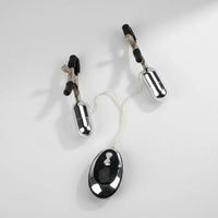 Vibrating Nipple Clamps With 20 Vibration Modes, Adjustable Tension, Soft Rubber Coating