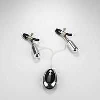 Vibrating Nipple Clamps With 20 Vibration Modes, Adjustable Tension, Soft Rubber Coating