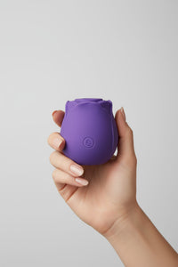 You Love Me Pick Me Rose Toy Suction Vibrator Purple