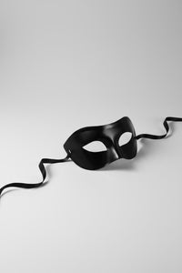 Elegant Black Masquerade Mask for Sophisticated Events by Scandals