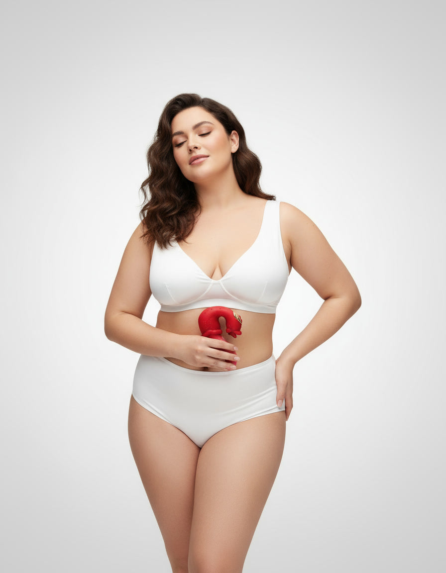 The Tongue Toy - Twin Rose Swirling Waterproof Rechargeable Vibrator