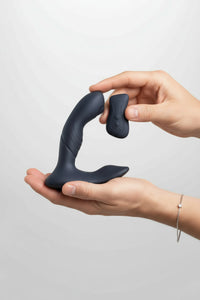 Remote Control Prostate Massager With 20 Modes, Tapping P-Spot & Perineum Vibration