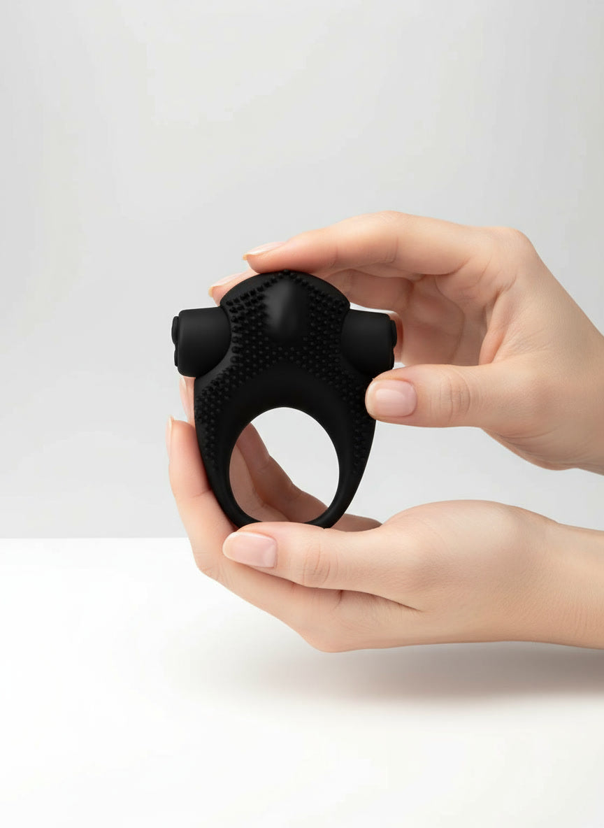 Couples Rechargeable Cock Ring with Removable Rechargeable Bullet - Intensify Pleasure