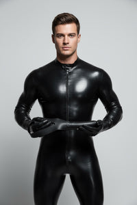 Latex Dildo Gag with Versatile Strap On Design-Scandals Adjustable Stretchy