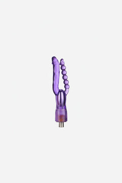 Double Vibe Fuck Machine Accessory - TPR & ABS Material, Lightweight