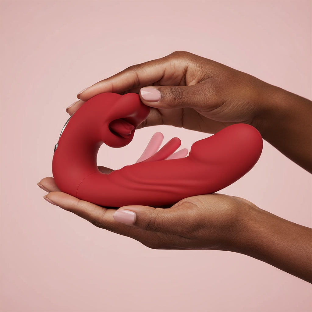 Flicking Licking Vibrator With G-Spot Stimulation & Clitoral Pleasure