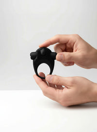 Couples Rechargeable Cock Ring with Removable Rechargeable Bullet - Intensify Pleasure