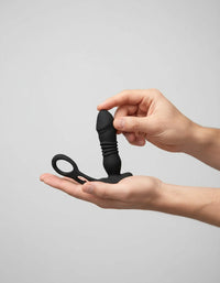 Double Rebel - Thrusting App-Controlled Prostate Massager with Dual Ring