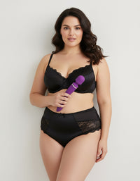 Dual End Head Silicone Wand Vibrator with 20 Vibration Modes and Waterproof Design by Scandals