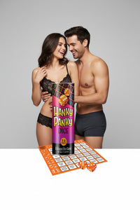 Hanky Panky Sexy Dice Game - Fun-Filled Adventure with 2 Dice, Game Grid