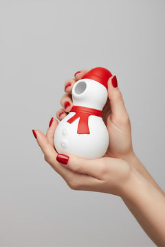 Christmas Snowman Rose Suction Vibrator – Clitoral Sucking Toy
