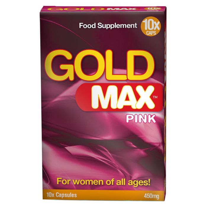 GOLD MAX PINK Libido Enhancer for Women - Natural Sexual Desire Boost (10 capsules)