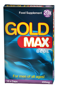 Thumbnail for a box of gold max blue tablets