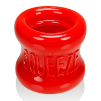 Thumbnail for Oxballs Mega Squeeze Ergofit Ballstretcher Steel Ball Stretchers Oxballs (ABS) Red 