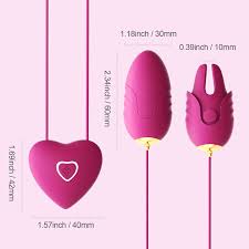 Cupid Dual App Controlled Nipple Clamps & Love Eggs