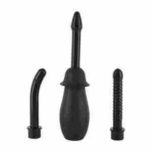 Versatile Douche Kit With 3 Interchangeable Nozzles For Enhanced Cleansing And Pleasure Sensations