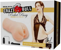 Crazy Bull Nadya Vibrating Vagina Stroker – Flesh Vibrating Vagina Stroker