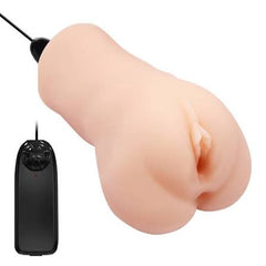 Crazy Bull Nadya Vibrating Vagina Stroker – Flesh Vibrating Vagina Stroker