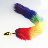 Thumbnail for Rainbow butt plug tail