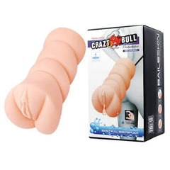 Crazy Bull Self Lubricating 3D Vagina Masturbator Sleeve