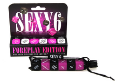 Detailed look at the Sexy 6 Dice - Foreplay Edition, an exquisite foreplay dice game designed to spark passion and creativity.