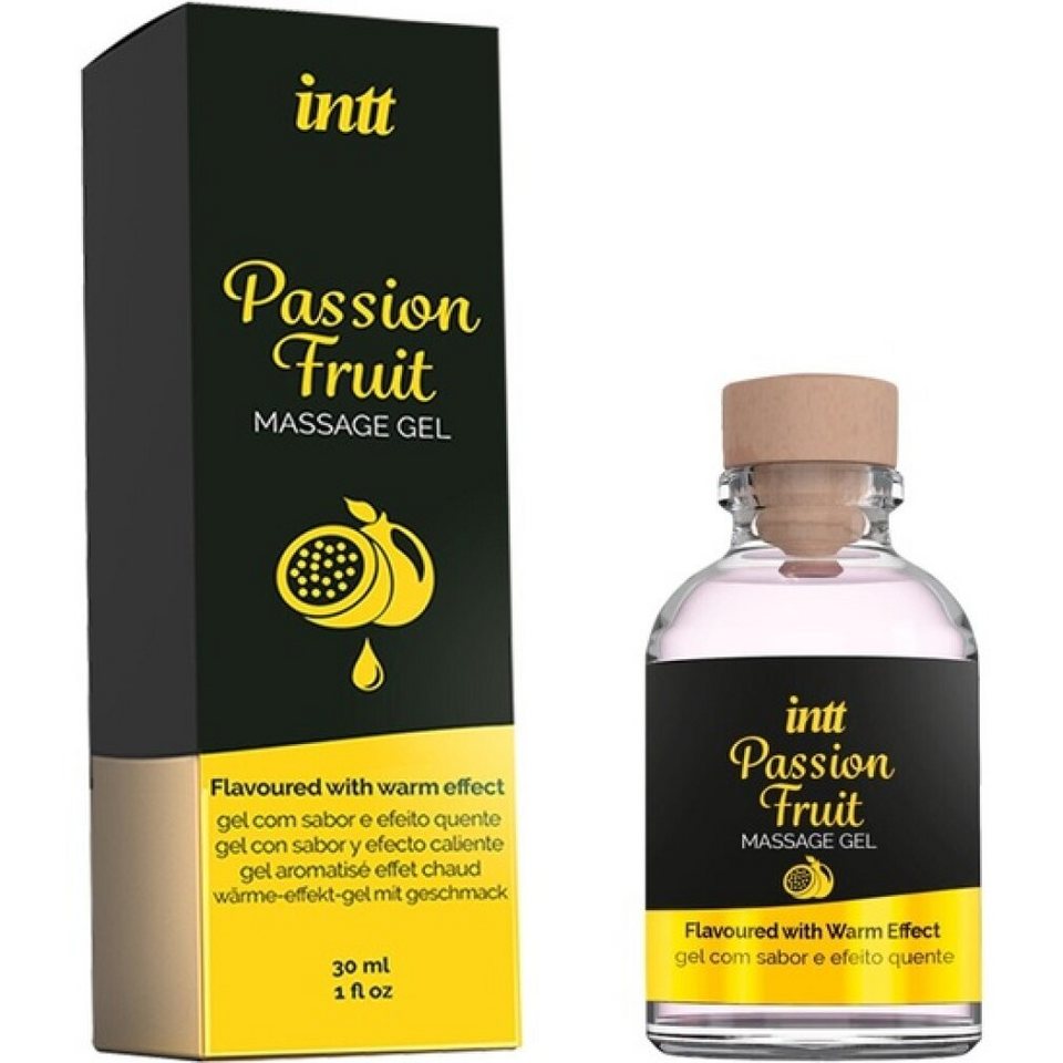 Intt massage gel - kissable flavoured gel with warming and cooling effects