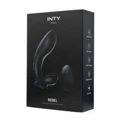 INTY Toys Rebel remote control prostate massager, with multiple vibration settings designed to offer personalised pleasure experiences.