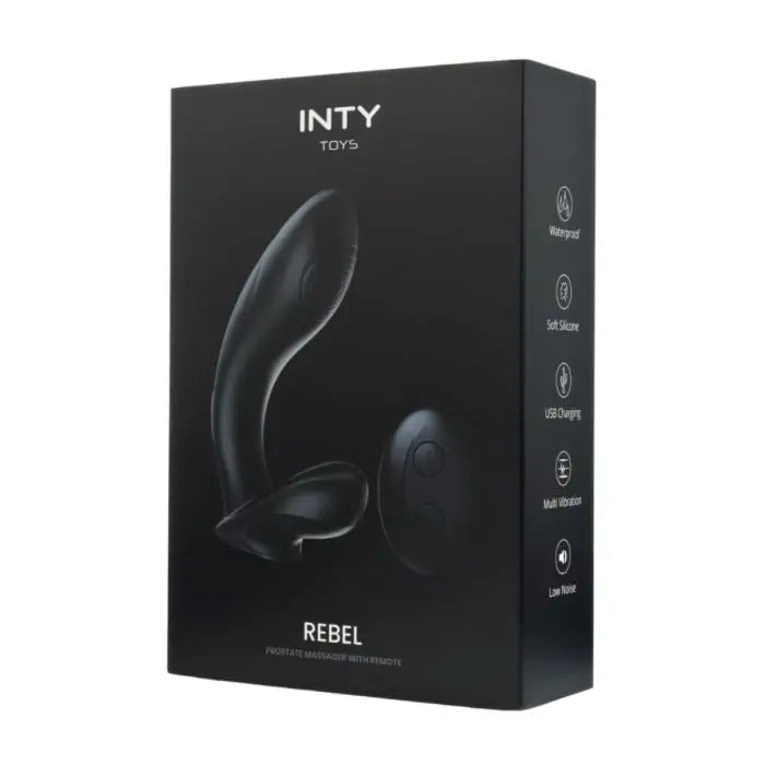 INTY Toys Rebel – Remote Control Rechargeable Silicone Prostate Vibrator