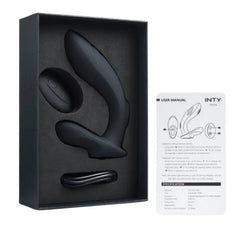 Waterproof capabilities of the INTY Toys Rebel silicone prostate massager, ensuring easy maintenance and intimate adventures.