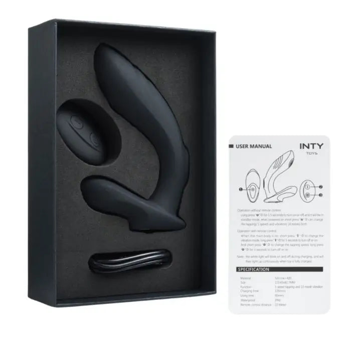 INTY Toys Rebel – Remote Control Rechargeable Silicone Prostate Vibrator