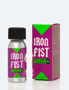 Iron Fist No Limit + Butanol leather cleaner in 24ml bottle, suitable for cleaning and conditioning leather goods.