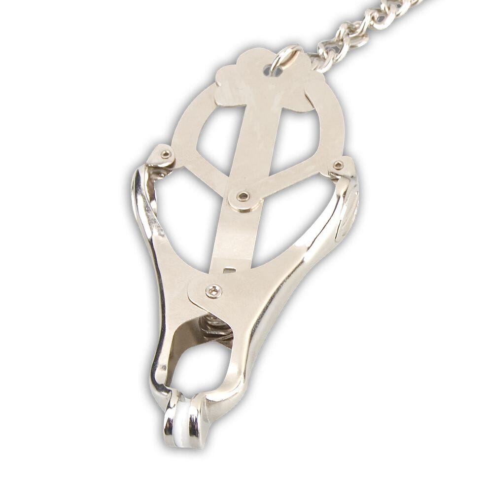 a metal object with a chain attached to it