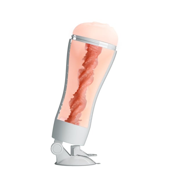 Crazy Bull Flora Ultra-Stimulation Masturbator with suction cup, featuring realistic interior textures and various styles for enhanced pleasure.