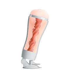 Crazy Bull Flora Ultra-Stimulation Masturbator with suction cup, featuring realistic interior textures and various styles for enhanced pleasure.