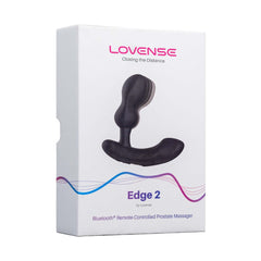 Discreet packaging of the LOVENSE Edge 2 prostate massager, ensuring privacy and luxury for intimate gifting.