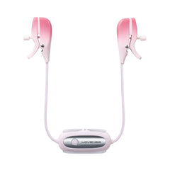 Close up of LOVENSE Gemini vibrating nipple clamps, featuring adjustable pinch strength for tailored erotic experiences.