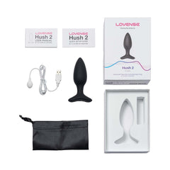 Lovense Hush 2 butt plug in 1 inch 1.5 inch 1.75 inch and 2.25 inch sizes