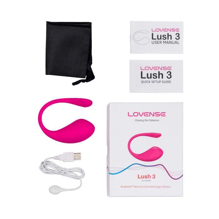 Lovense Lush 3 - App Controlled Silent Vibrator for Discrete Play